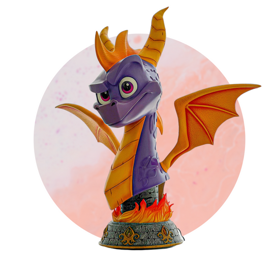 Spyro Life Size Bust